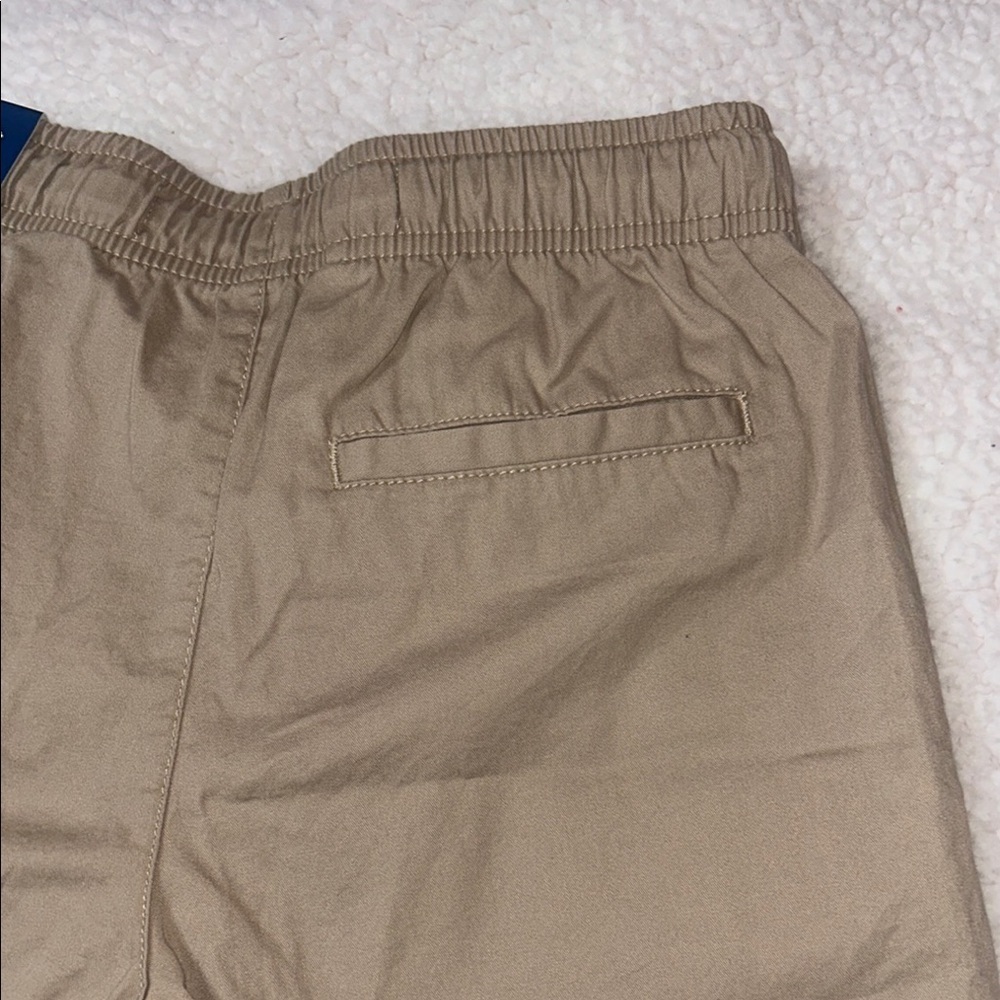 Old Navy Tan Elastic Waist Relaxed Fit Shorts - Picture 6 of 9
